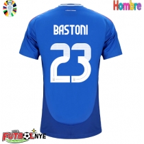 Camiseta Italia Alessandro Bastoni #23 Primera Equipación Eurocopa 2024 manga corta